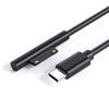 USB Type C Power Supply PD Fast Charger Adapter Cable USB C Power Fast Charger Cable for Microsoft Surface Pro
