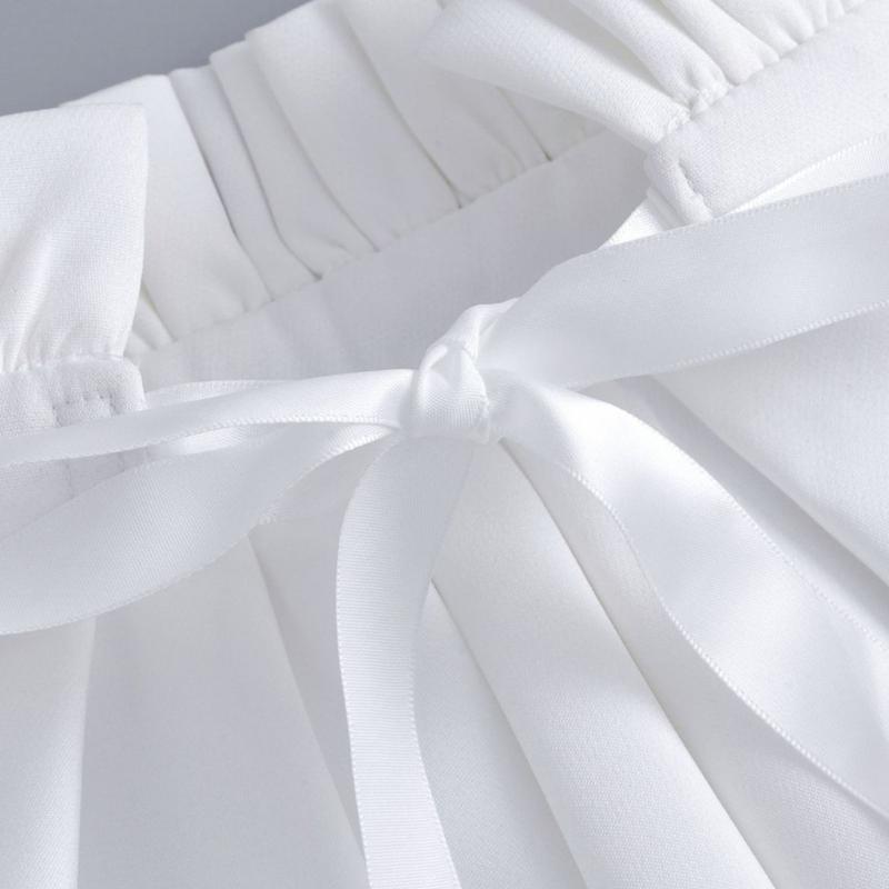 Elegant French Style Detachable Flouncing Collar With Layered Ruffle For Women Daily Outfit And Occasion