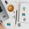 50 Reading Books Graffiti Stickers Creative Books Stickers Water Cup Suitcase Waterproof Decorative Stickers