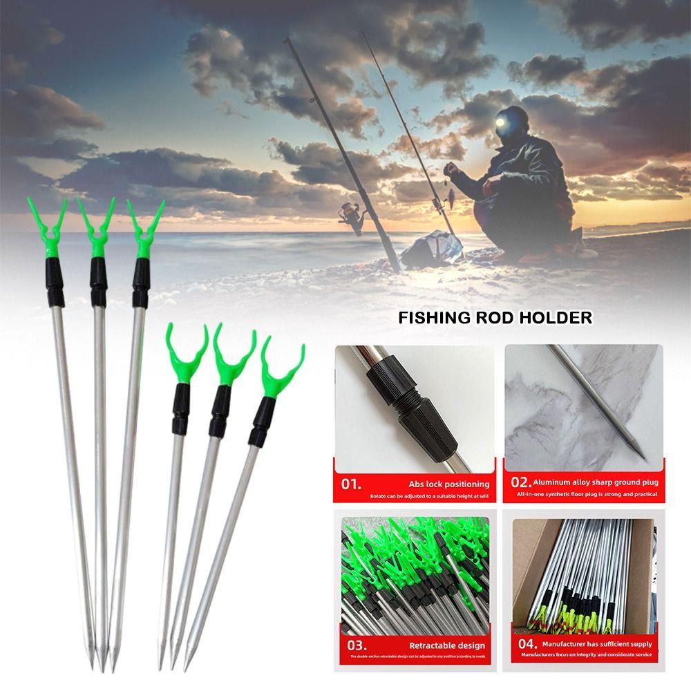 50cm Fishing Rod Holder Aluminum Alloy Fishing Tool Holder Fishing Article  Fishing
