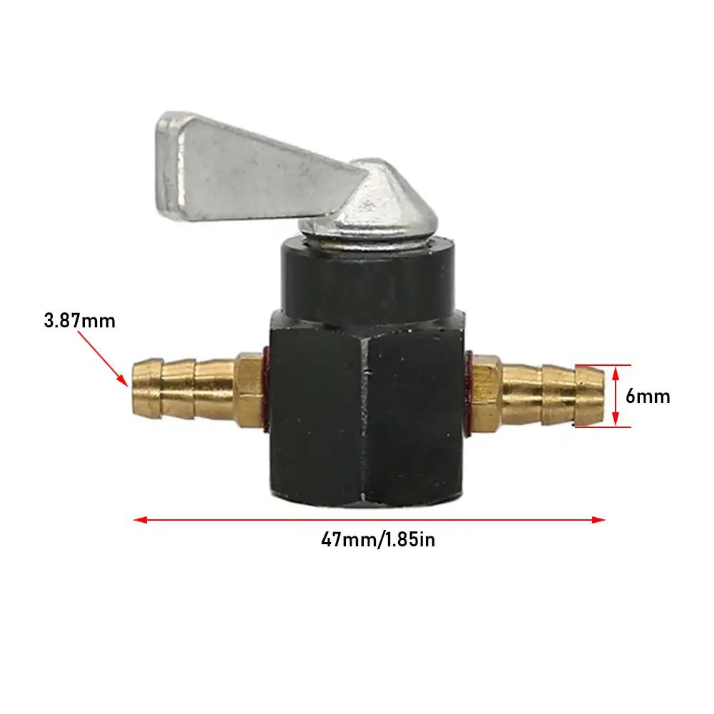 Universal Motorcycle In-line ON/OFF Switch Petrol Gas Fuel Tap Petcock Fuel Switch Inline 6mm 8mm For ATV Motorcycle Part