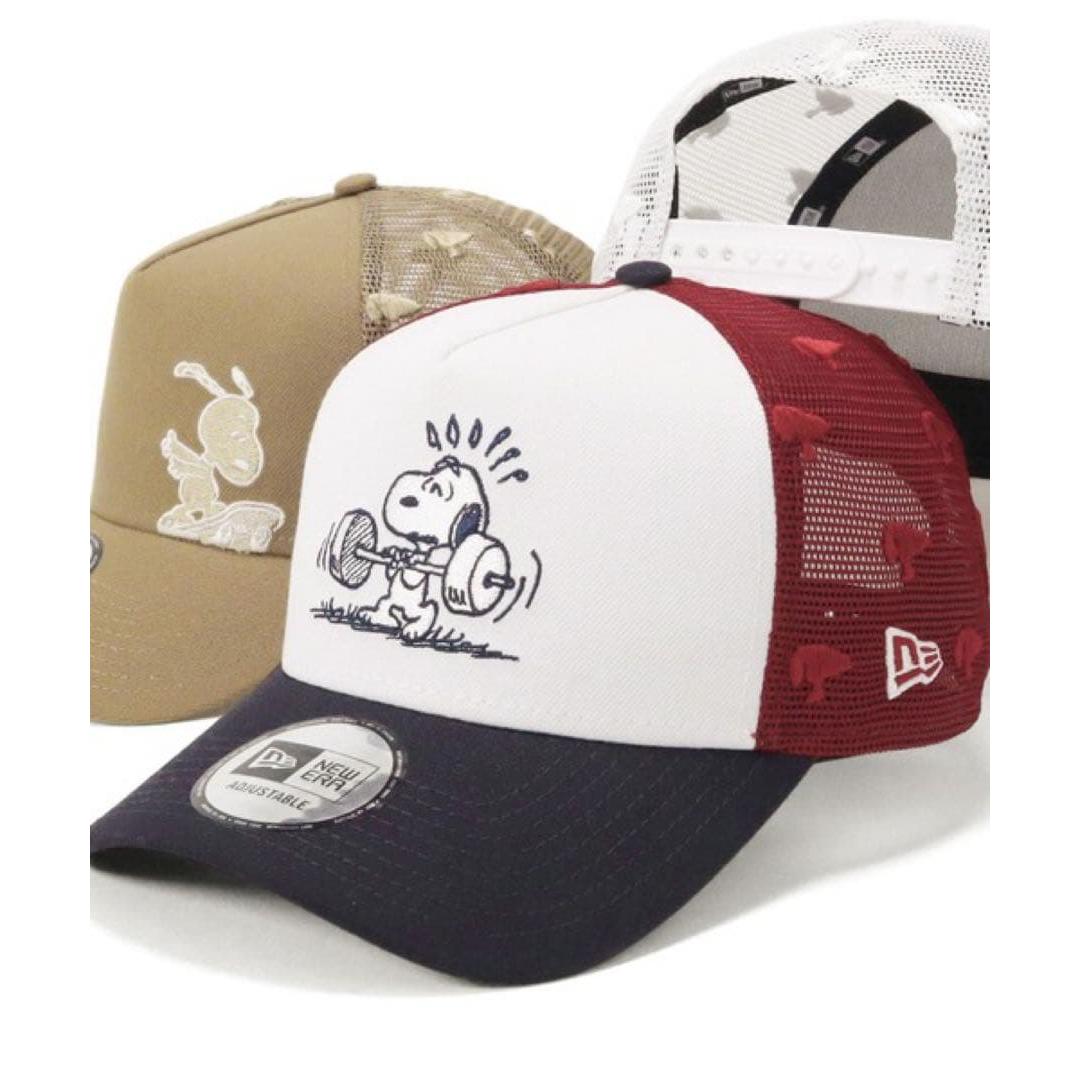 Used New Era Snoopy collaboration mesh cap