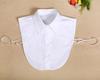 Perfect Match Women Shirt Fake Collar Detachable Collars For Mens Solid Lapel Necklace False Collar Lapel Blouse Top Clothes Decorative