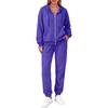 Women's Fashion Comfortable Hoodie Jacket Set for Winter Casual Wear