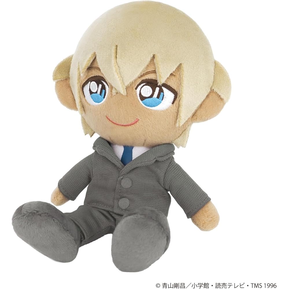 Sanei Boeki Detective Conan Fuwafuwa Friends Amuro Tooru Plush Toy 12x8x21cm