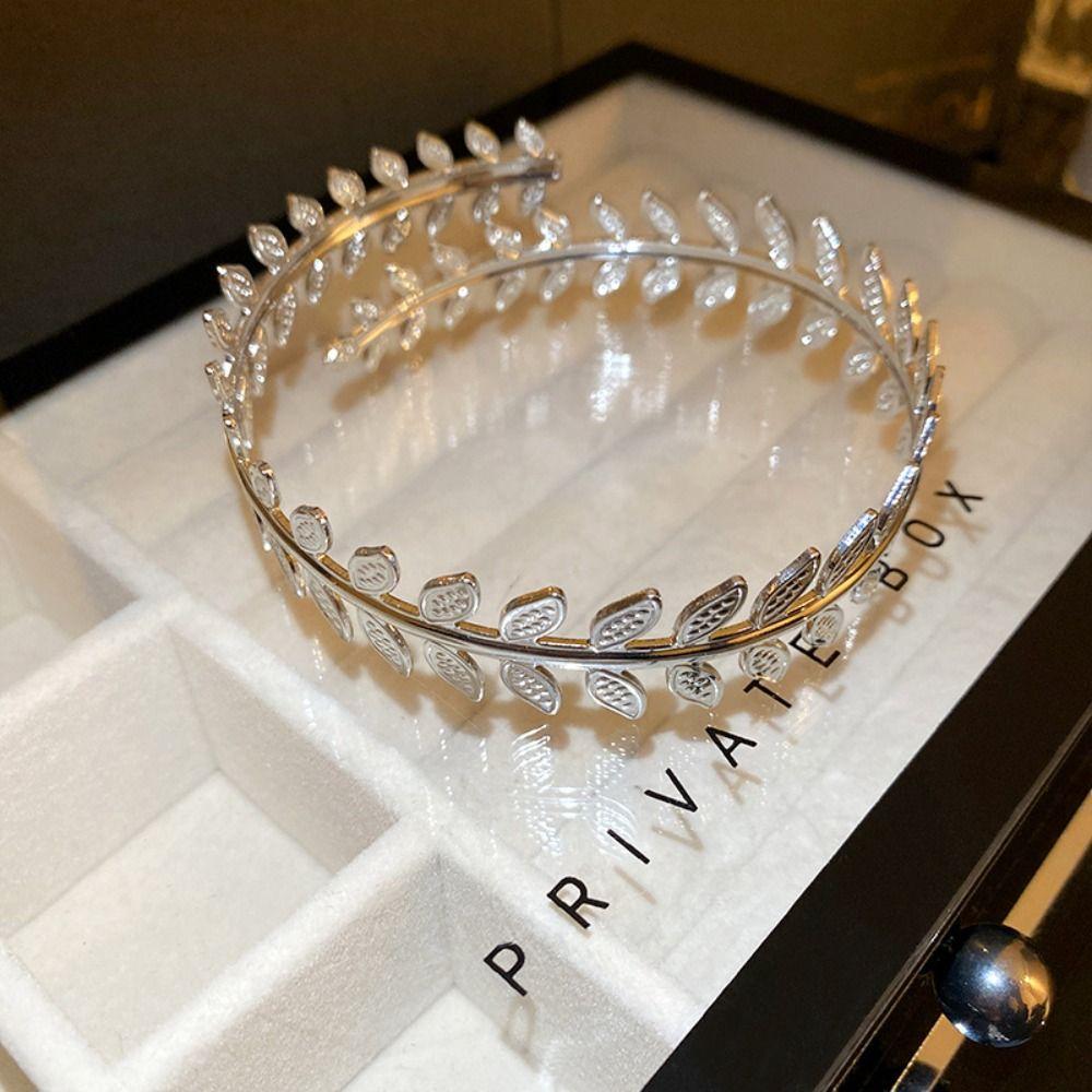 Silver Arm Cuff Vintage Upper Arm Bracelet Opening Adjustable Armband  Party