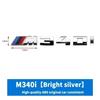 For BMW M power old emblems badge logo M135d M135i M145d M145i M240d M240i M340d M340i M440d M440i M550i M760Li ABS Rear Logo YA1