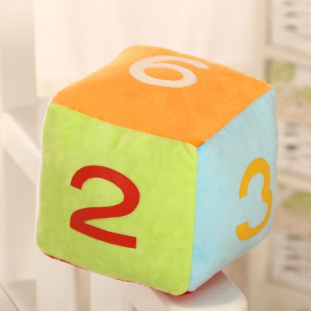 

Creative digital sieve dice flick sandbag plush toy square throw pillow grab rag doll wedding doll Edge length 8cm