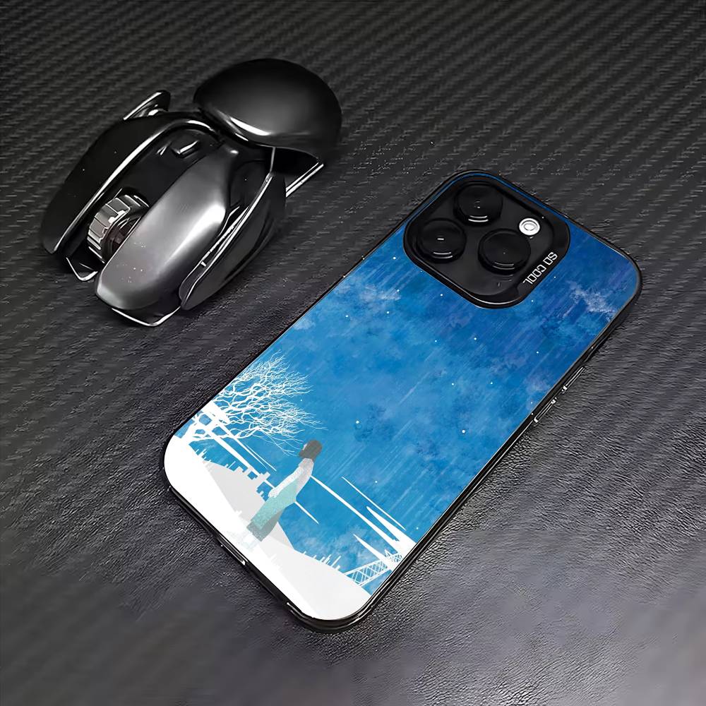 Band Y-Yorushikas Phone Case For iPhone 17, 16,15,14,13,12,11 Plus,Pro Max, Colorful Silver Funda Cover