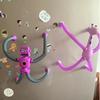 2pcs/lot Suction Cup Telescopic Tube Robot Shape Stretch Tube Giraffe Educational Decompression Toy Anti-stress Squeeze Toy