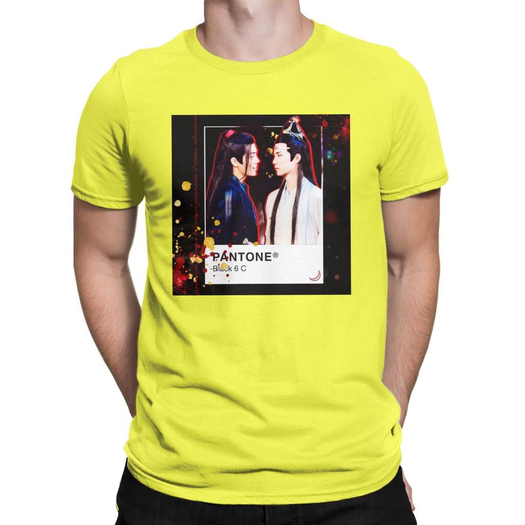 The Untamed T Shirt Men S Vintage T Shirts O Neck Lan Wangji Wei Wuxian Wangxian
