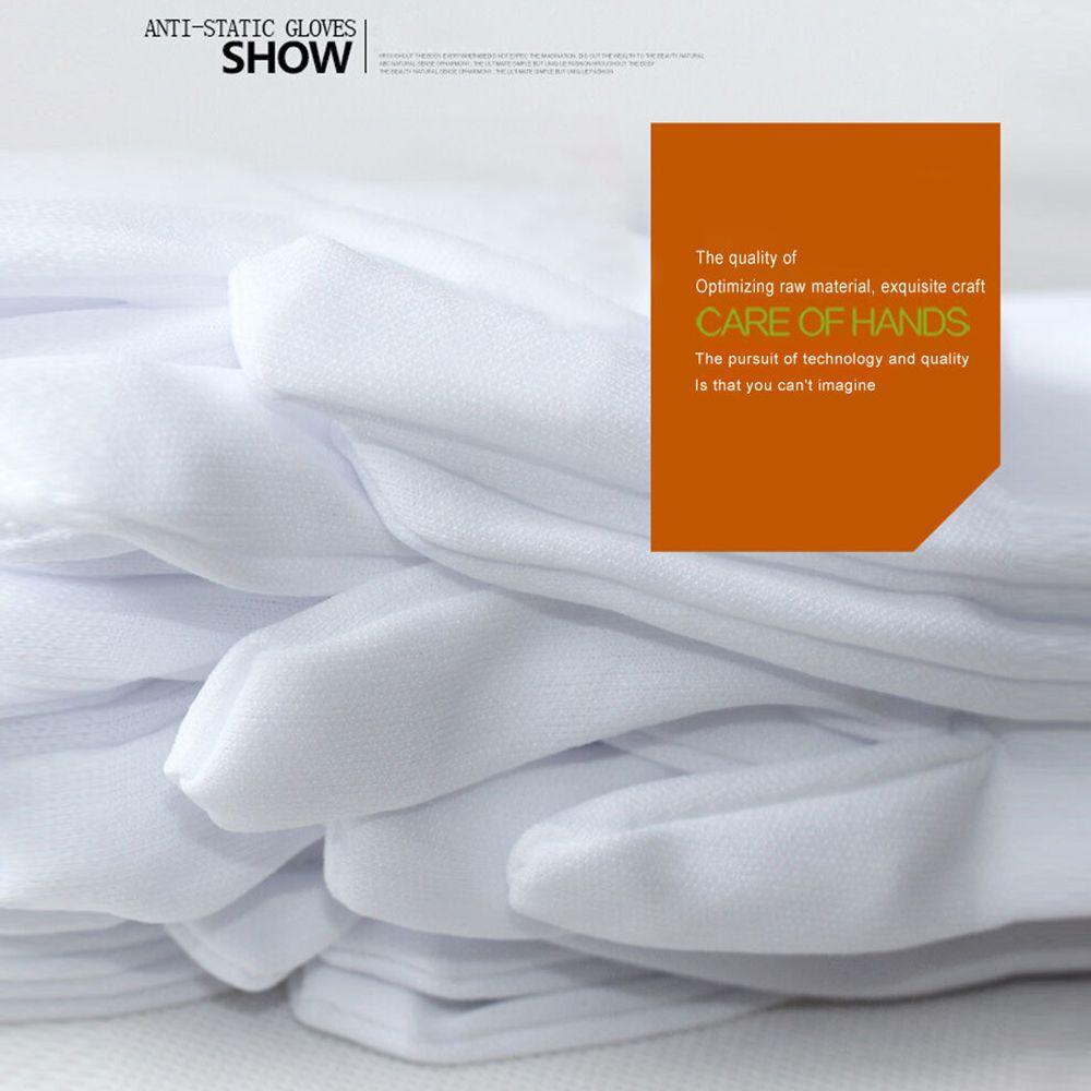 Jewelry Appreciation Household White Cotton Gloves Cleaning Materials Labor Protection Gloves