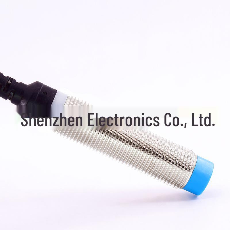 Waterproof & Oil-proof 12MM Metal Inductive Proximity Switch, NPN Normally Open, 24V