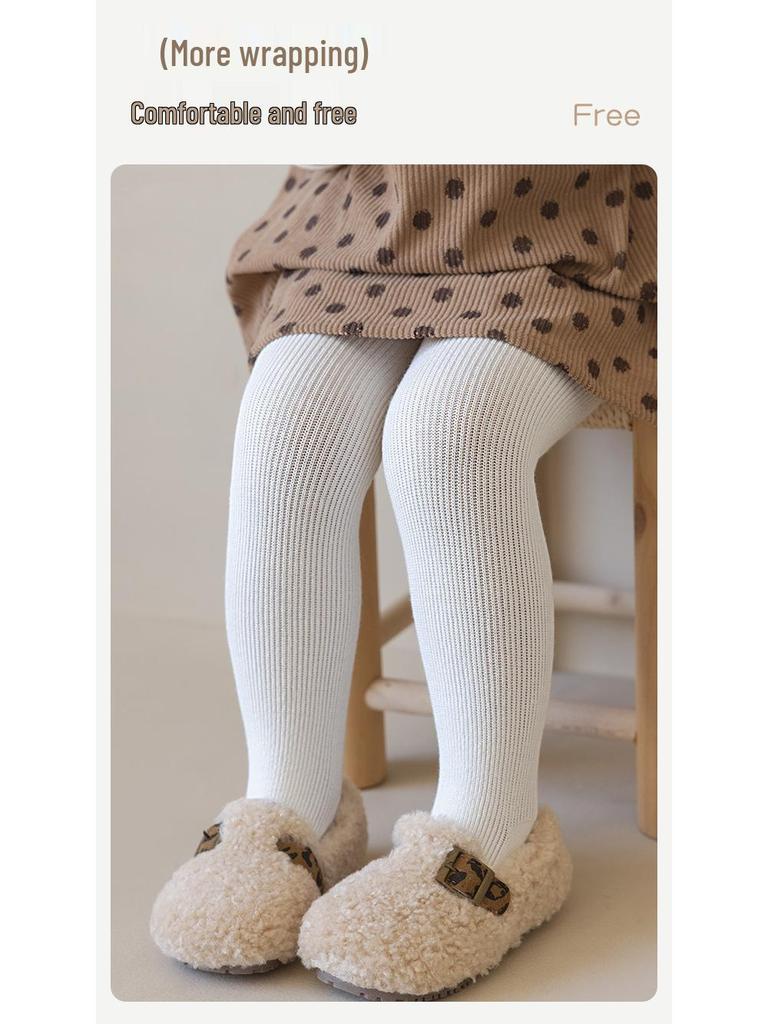 Girls' Warm Fleece Base Layer Pants & Jumpsuit Socks for Autumn/Winter