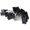 Office Document Clamps Binder Clips Foldback Office Supplies Black Grip Clamps