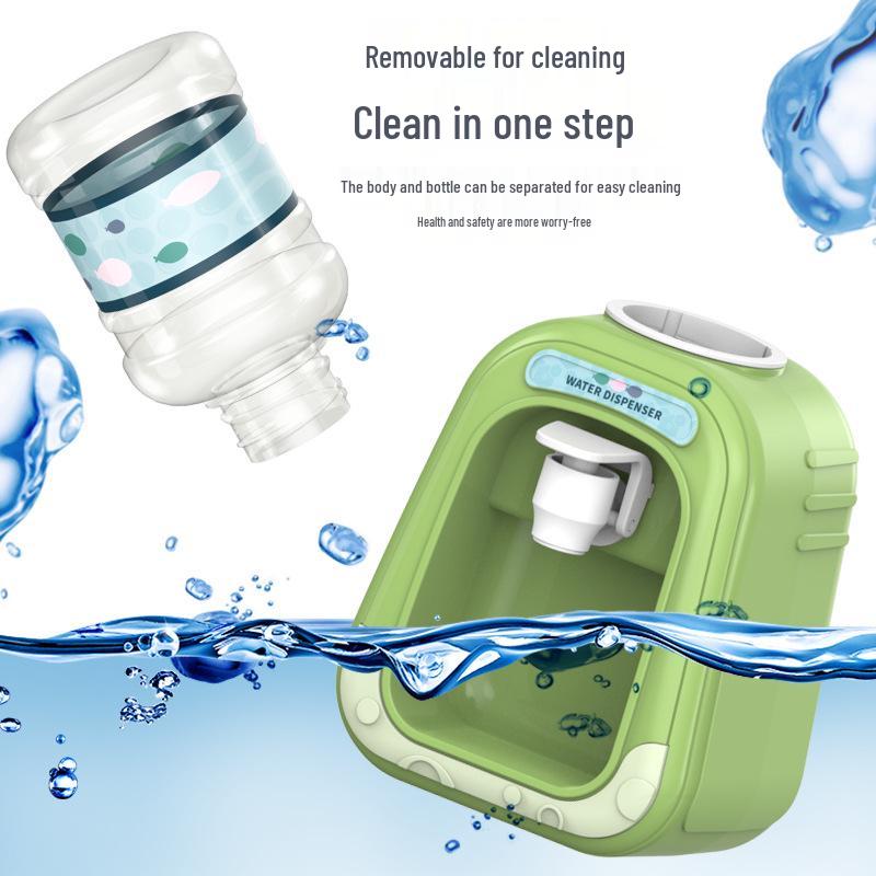 Yellow Duck Children's Mini Water Dispenser Toy - Educational Kitchen Playhouse Drink Machine