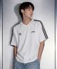 Keuloseudas Black Mark Track V-Neck Short Sleeve T-Shirt 4 Colors [Crsv_1002]