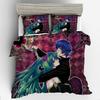 3D Digital Printing Animation Series Hatsune Quilt Cover Three-Piece Set Thickened