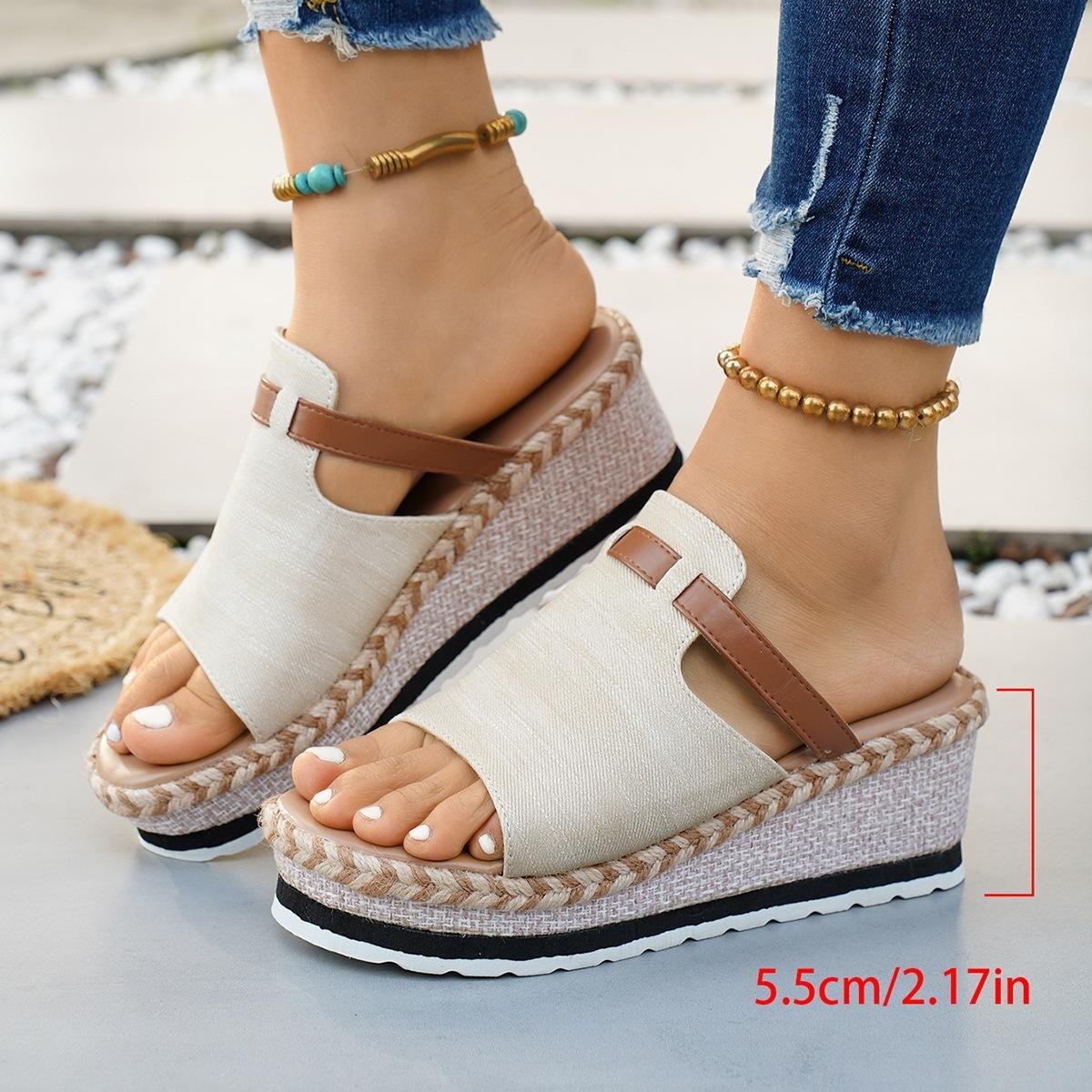 

High-heel Shoes, Women s Sandals, Slippers 43 бежевий