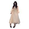 2026 Summer New European and American French Gentle Wind Waist Mesh Super Fairy Sweet Dress Women
