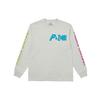 Palace X M-Zone Co-Branded Little Devil Tri-Ferg Graphic Long Sleeve T-Shirt Unisex Tops Grey P20LS025