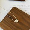 Smiley Smiling Necklace Friendship Couple Necklace Pendant