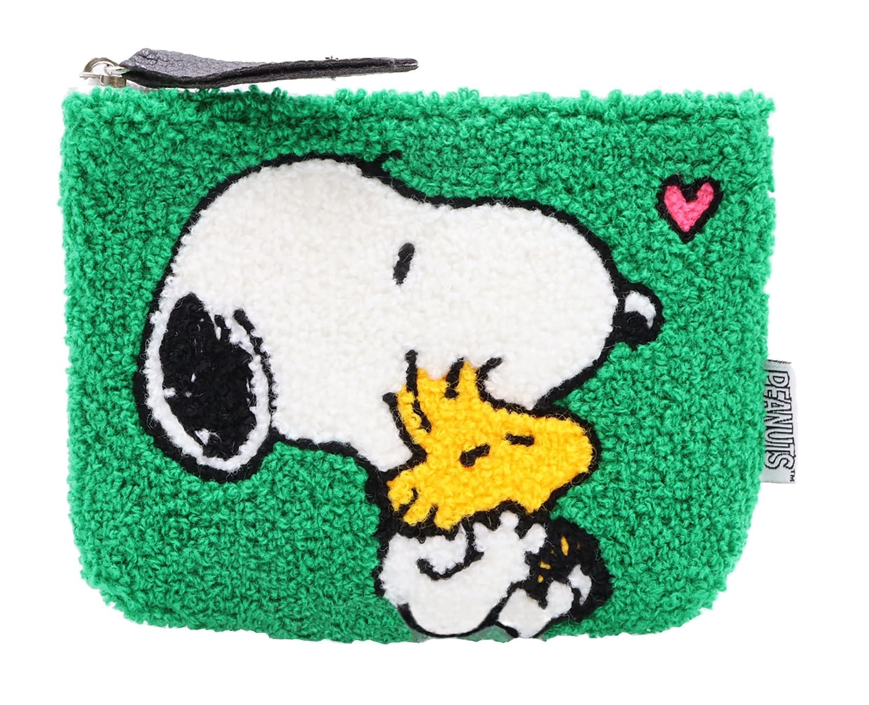 

Cosmetic case mini pouch Snoopy and [Peanuts] Woodstock/Green