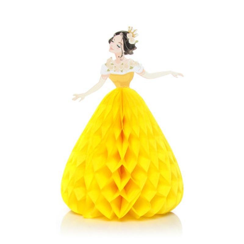 3D Wabenfaltung Teenager Mädchen Einladungskarten Können auf dem Tisch stehen Hochzeits- Geburtstagsfeierzubehör Th