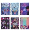 Anime Kpop Devil Hunter Peripheral A6 Notebook Office Journal Diary Notepad Student A6 Stationery Class Lined NoteBook 40pages