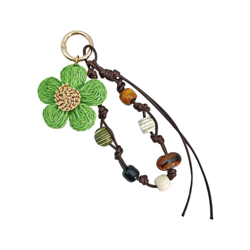 Braided Rope Keychain Bag Decorations Charms Car Keyring Trendy Bag Accessories Backpack Pendant Charm for Purse Bag