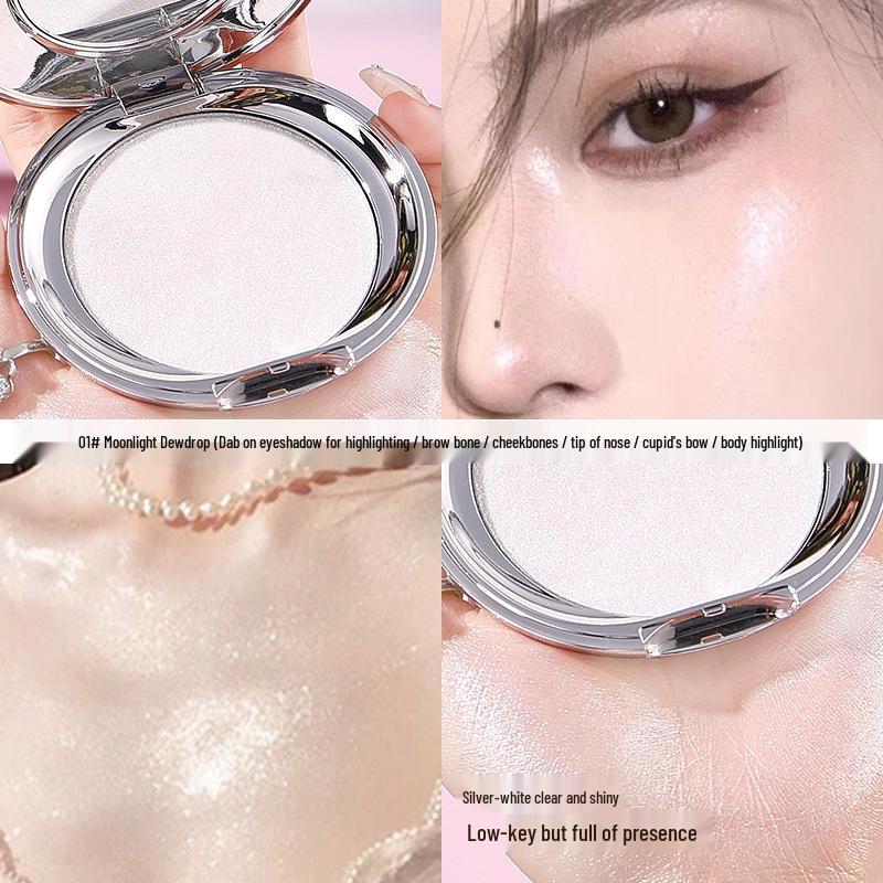 XUXU Starry River Highlight & Contour Palette - Matte & Shimmer Cream for Face Brightening