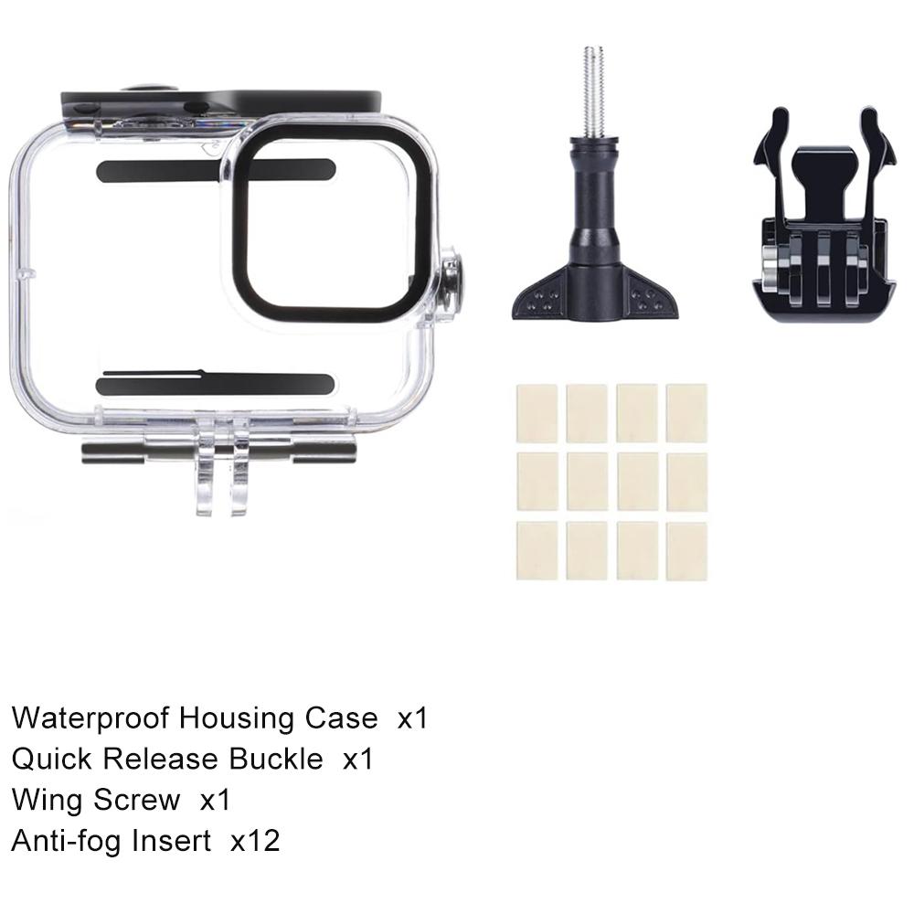 60M Waterproof Case for GoPro Hero 13 12 11 10 9 Underwater Diving Housing Dive Cover for Go Pro Hero 9 10 11 12 13 Accessories