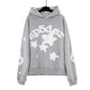 Unisex Hooded Long Sleeve Sweatshirts Loose Fit Graphic Print Streetwear Pullover