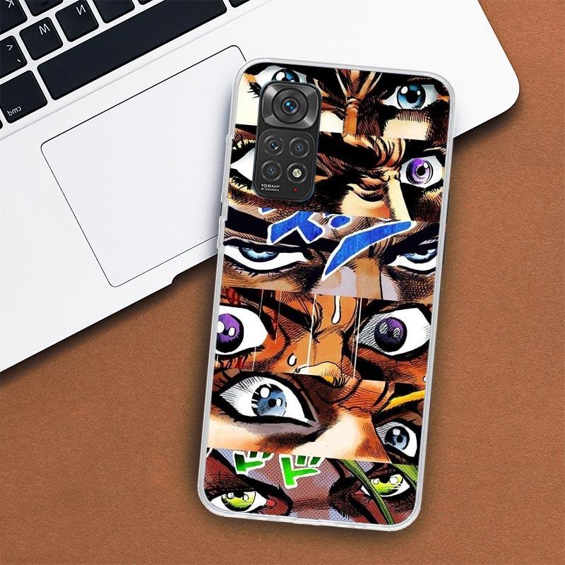 Anime Comic Manga Eyes Phone Case For Xiaomi Redmi Note 13 12 12S 11 11S 10 10S 9 9S 11T 11E Pro Plus 8 8T 7 + Coque Cover