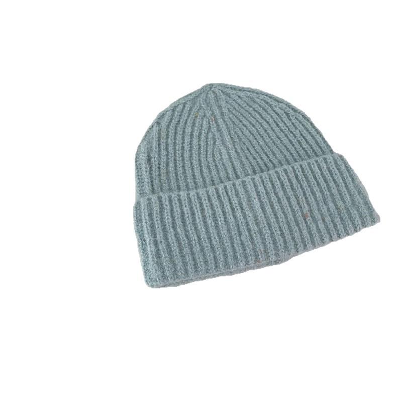 Korean Versatile and Simple Warm and Cold Hat Autumn and Winter Light Version Wool Knitted Hat Trendy Japanese Wool Hat