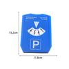 1pc Blue Digital Car Parking Timer Disc - Easy-to-Use Arrival Time Display Clock Tool for Parking Enforcement & Daily Car Use