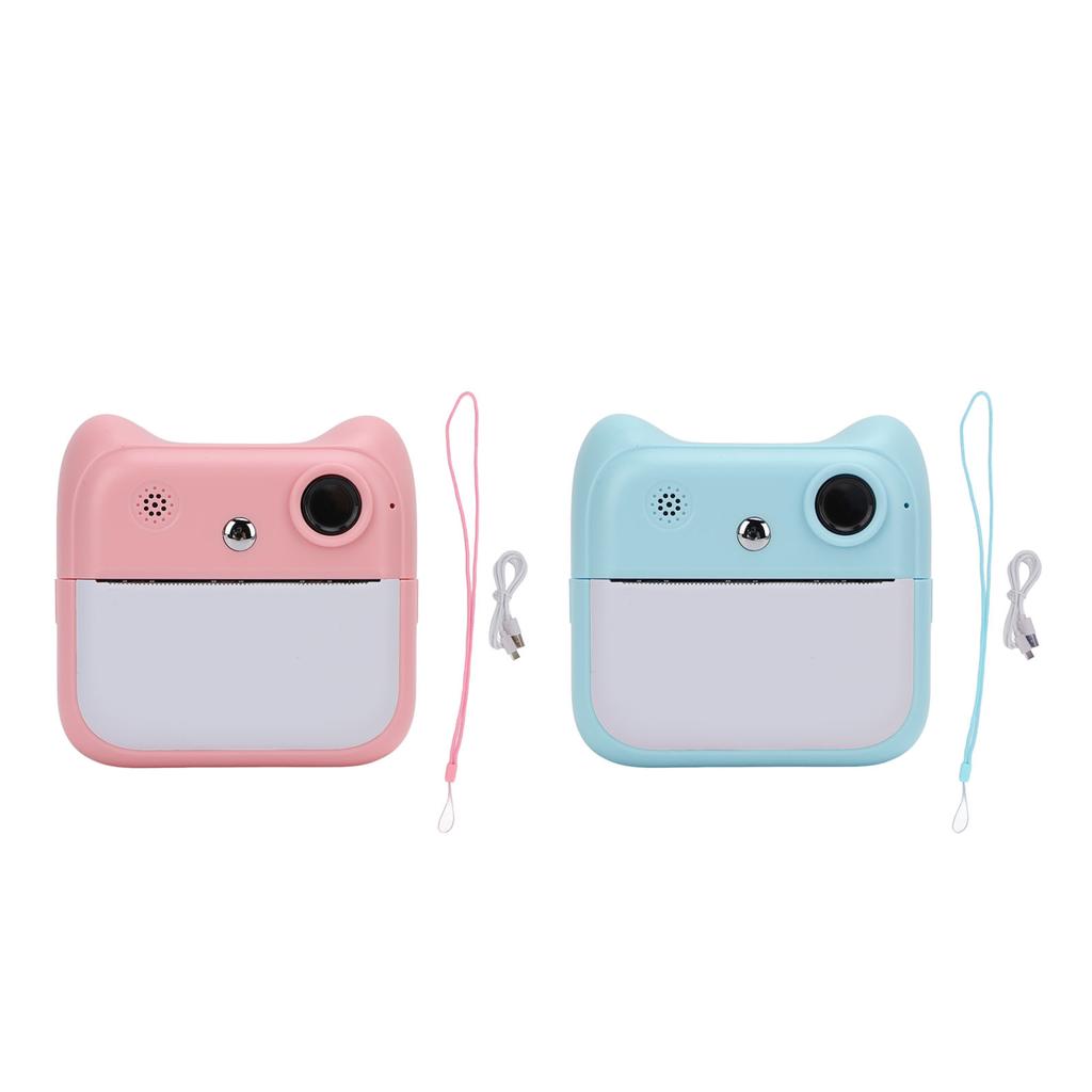 Instant Print Camera 48MP 2.4in Screen Thermal Printing 800mAh Battery Clear Image Digital Zoom for