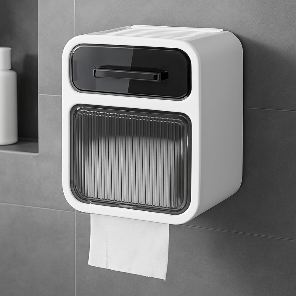 Sanitary Pad Storage Waterproof Tissue Dispenser Bathroom Paper Towel Box  Home Organization