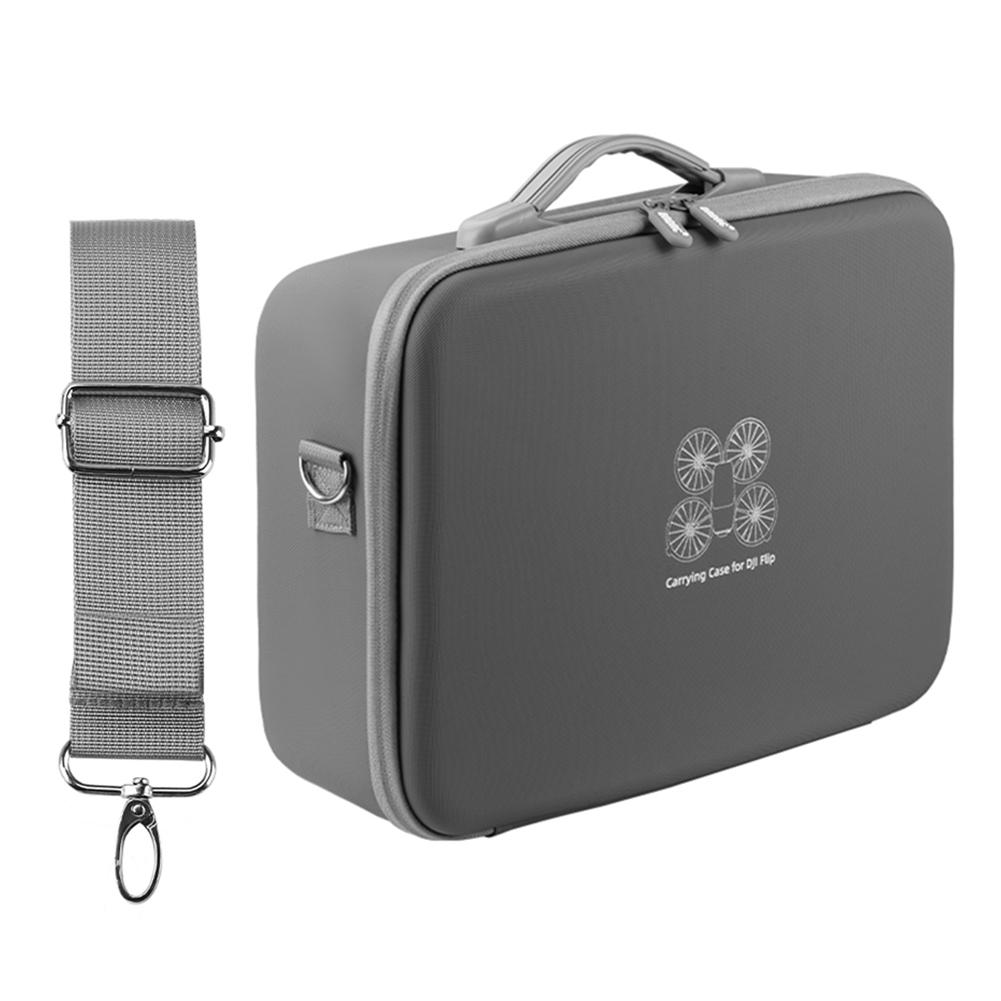 

Portable Carrying Case Shockproof Travel Storage Bag for DJI Flip Drone Drop-resistant Protective Handbag Drone Accessories темно-сірий