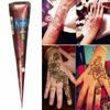 3 colori Coni di Hennè Naturale alle Erbe Tatuaggio Temporaneo Pittura per Body Art Inchiostro Mehandi
