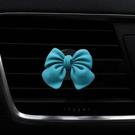 Bow-knot Car Air Vent Freshener Perfume Clip Woman Car Art Air Conditioning Clip Car Interior Decoration Accessories