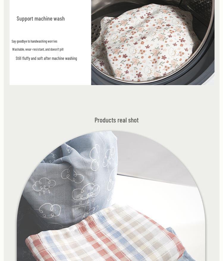 Kangobaby Pure Cotton Double Layer Baby Blanket & Swaddle