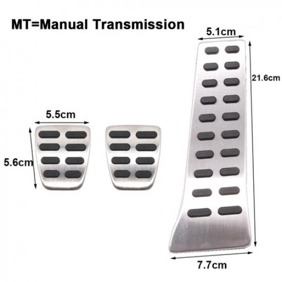 Car Brake Accelerator Clutch Pedal Cover For Kia SORENTO Optima Sportage 12-17