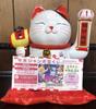 YRO Electric Maneki-neko Cushion with Moving Hands, Battery Operated, Good Luck, Prosperity, Opening Gift, Fortune and Wealth (Money Luck)