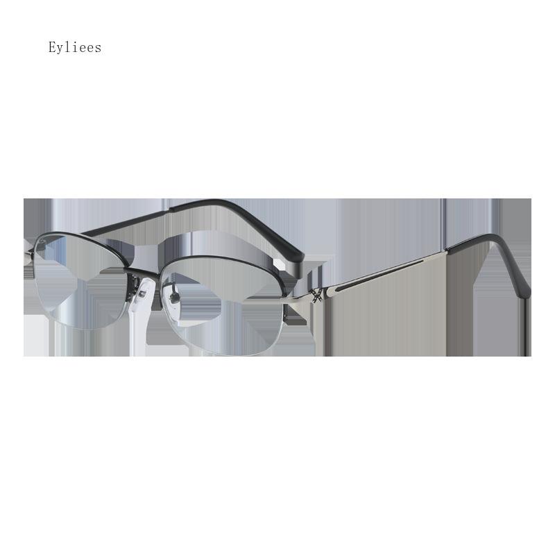 Vintage Anti-Blue Light Reading Glasses Women's Oval Metal Frame Designer Fashion Y2K Man Optical Frames Computer Glasses