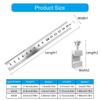 Carpenter Layout Measuring Tool Multiple Scale Marking and Rustproof Stainless Steel for Workshop Use