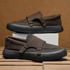 Mode Vintage Herren Wildleder Kleiderschuhe Lässige Flache Schuhe Outdoor Bequeme Herren Fahrschuhe Slipper Loafers Zapatos De Hombre