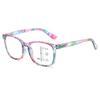 Trends Printed Multifocal Reading Glasses Women Men Anti Blue Light Eyeglasses Fashion Multifocal Degree Glasses Near and Away
