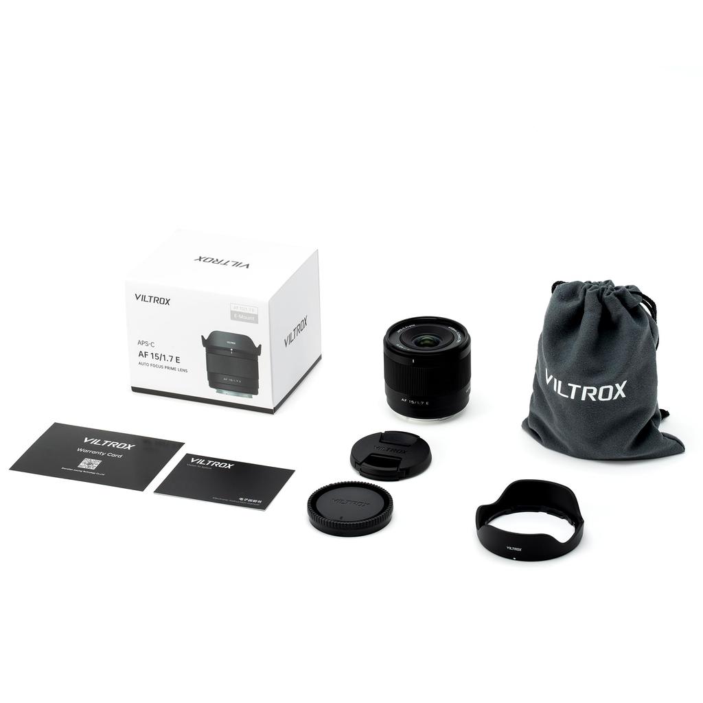 VILTROX AF 15mm E Lens for Sony Large Aperture Compatible with Sony Cameras and Other Mirrorless AIR Series F1.7 E-Mount, Ultra-Wide Angle, F/1.7