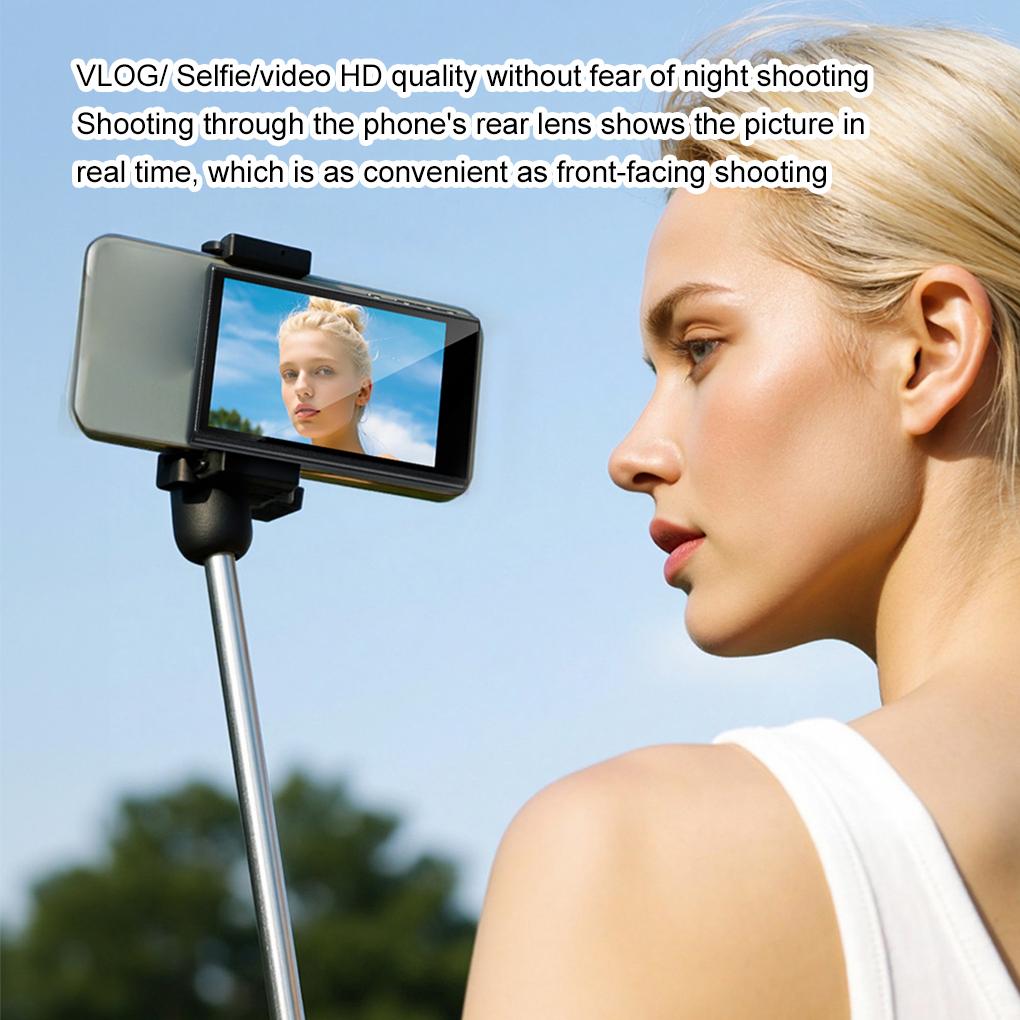 High-Definition Wireless Mobile Phone Selfie Suitable For Live Forshooting And Recording pink